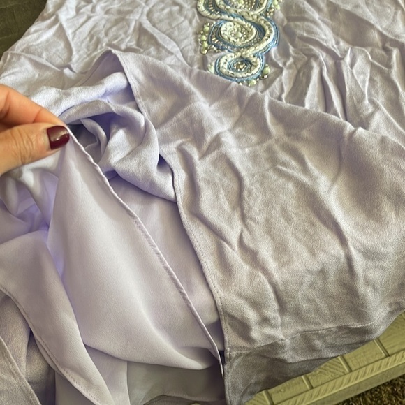 Lilly Pulitzer Valli Soft Shift Dress Light Lilac Verbena Size Small - Picture 9 of 13